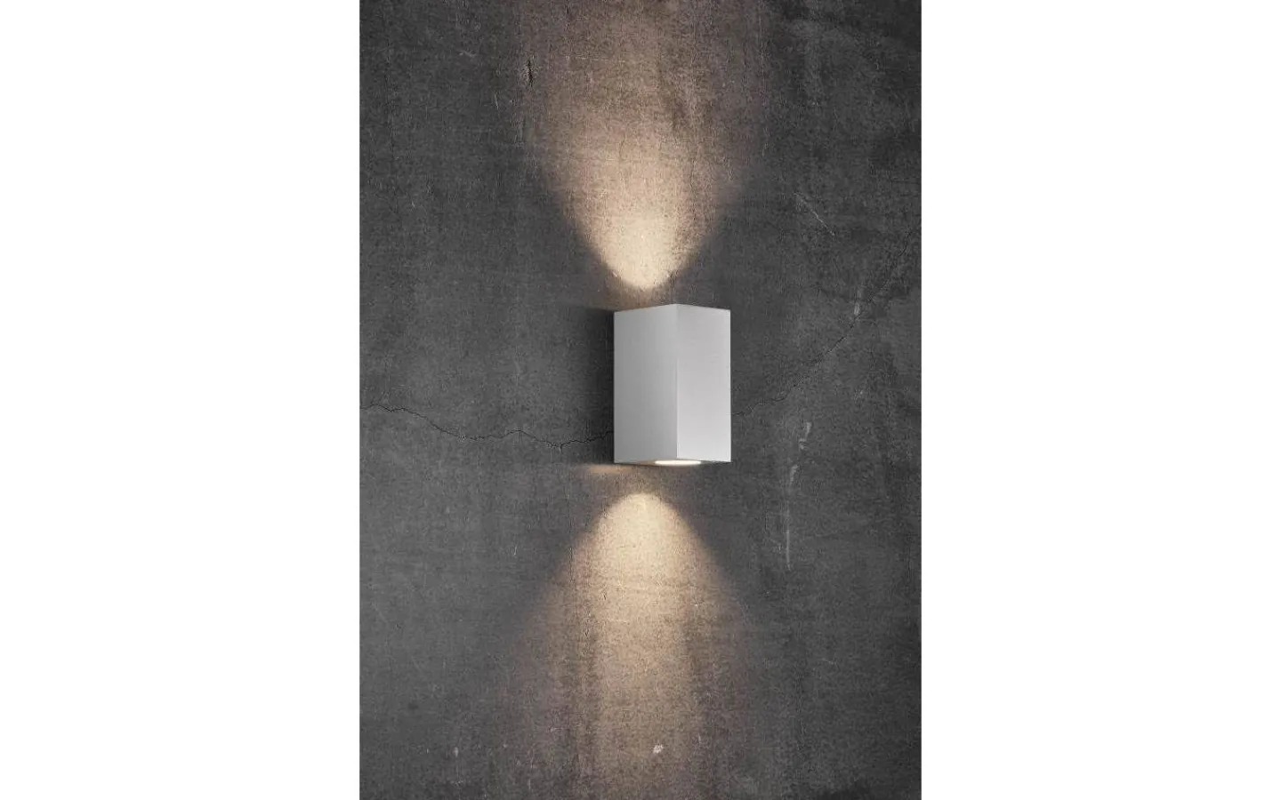 Upp & Nedljus Lampor<Nordlux Canto Maxi Kubi 2 Vägglampa Vit IP44