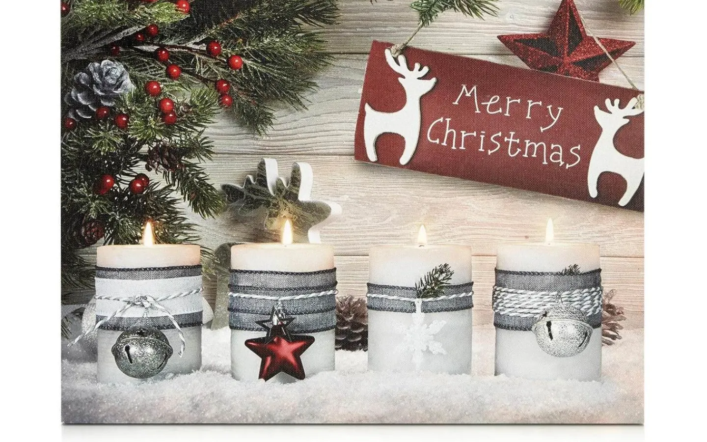 Markslojd Canvas Batteridriven Tavla 40x30cm* Inredning Jul