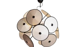 Stora Taklampor Ø70-150 Cm<By Rydens Cappello Taklampa Ø82cm Matt Svart/Beige