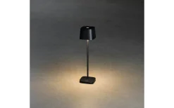 Capri Uppladdningsbar Bordslampa LED 20cm Svart IP54