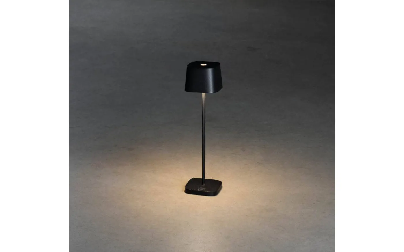 Capri Uppladdningsbar Bordslampa LED 20cm Svart IP54
