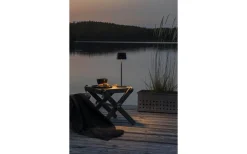 Capri Uppladdningsbar Bordslampa LED 36cm Svart IP54