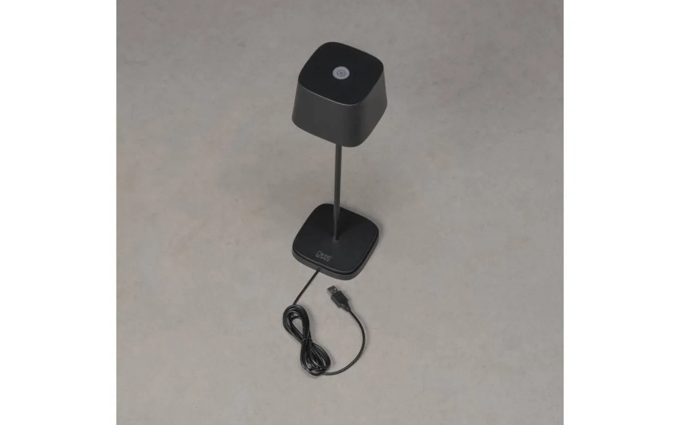 Capri Uppladdningsbar Bordslampa LED 36cm Svart IP54