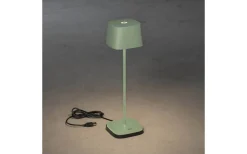 Konstsmide Capri Uppladdningsbar Bordslampa LED 36cm Grön IP54* Uppladdningsbara Lampor Utomhus|Uppladdningsbara Lampor Utomhus