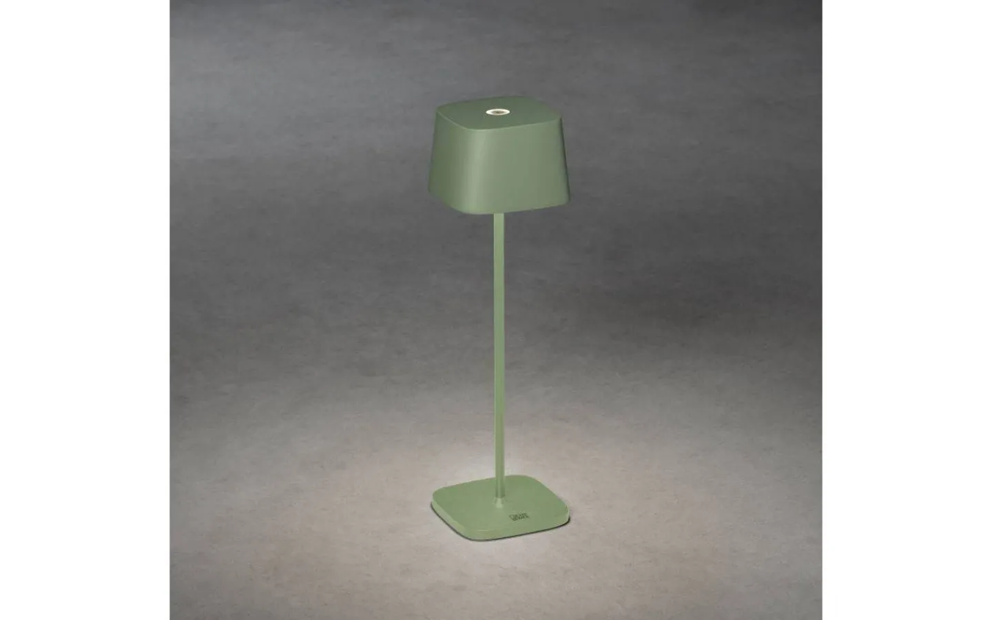 Konstsmide Capri Uppladdningsbar Bordslampa LED 36cm Grön IP54* Uppladdningsbara Lampor Utomhus|Uppladdningsbara Lampor Utomhus