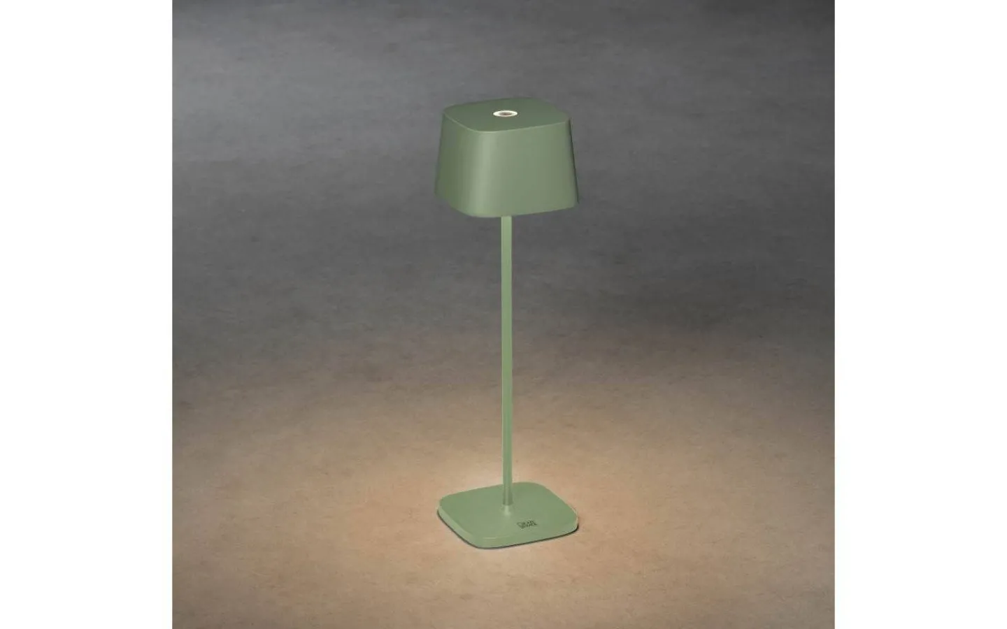 Konstsmide Capri Uppladdningsbar Bordslampa LED 36cm Grön IP54* Uppladdningsbara Lampor Utomhus|Uppladdningsbara Lampor Utomhus