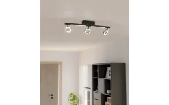 Eglo Cardillio 2 Takspotlight 39cm LED 3000K 3x3,2W + 2x3,3W Svart* Avlånga Takspotlights|Takspot Med 3 Lampor