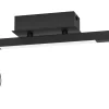 Avlånga Takspotlights|Takspot Med 2 Lampor<Eglo Cardillio 2 Takspotlight 39cm LED 3000K 2x3,2W + 3,3W Svart