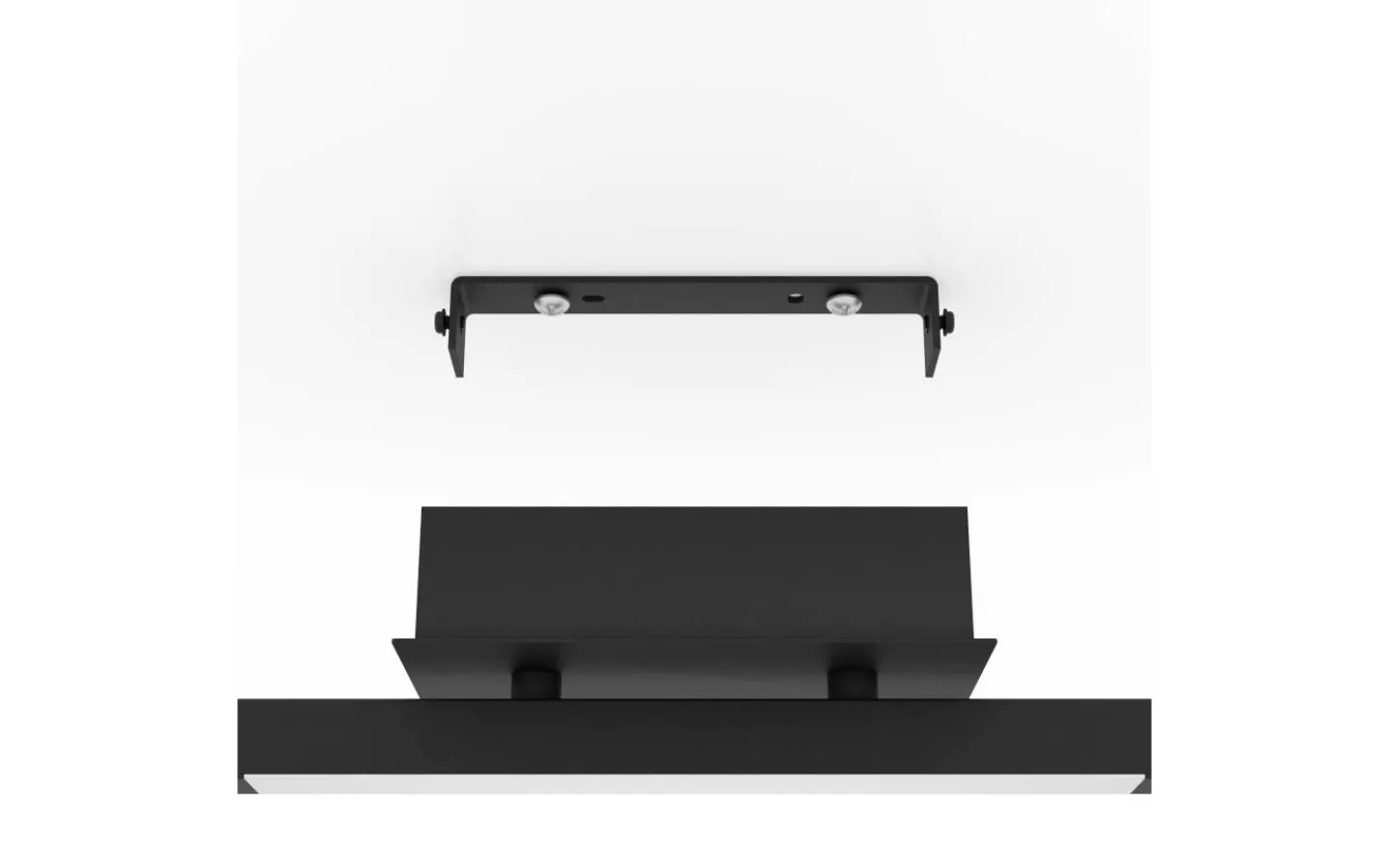 Avlånga Takspotlights|Takspot Med 2 Lampor<Eglo Cardillio 2 Takspotlight 39cm LED 3000K 2x3,2W + 3,3W Svart