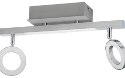 Eglo Cardillio Takspotlight 39cm LED 3000K 2x3,2W + 3,3W Krom* Avlånga Takspotlights|Takspot Med 2 Lampor