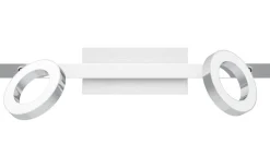 Eglo Cardillio Takspotlight 39cm LED 3000K 2x3,2W + 3,3W Krom* Avlånga Takspotlights|Takspot Med 2 Lampor