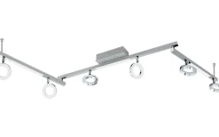 Avlånga Takspotlights|Takspot Med Minst 4 Lampor<Eglo Cardillio Takspotlight 159cm LED 3000K 6x3,2W + 3x3,3W Krom