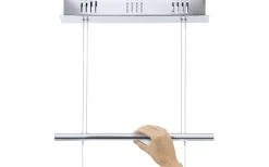 Eglo Cardito Hisslampa 70cm LED 2700-5000K 24W Krom/Kristall* Avlånga Taklampor