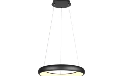 Trio Lighting Cardona Takpendel LED 62cm mattsvart* Stora Taklampor Ø50-69 Cm