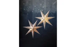 Star Trading Care Julstjärna 60cm Vit/Gröna Blad* Visa Alla Julstjärnor|Julstjärnor Utan Sladd