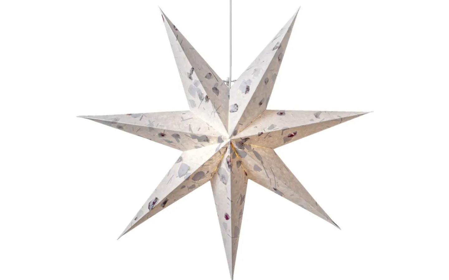 Visa Alla Julstjärnor|Julstjärnor Utan Sladd<Star Trading Care Julstjärna 60cm Vit/Rosen Blad