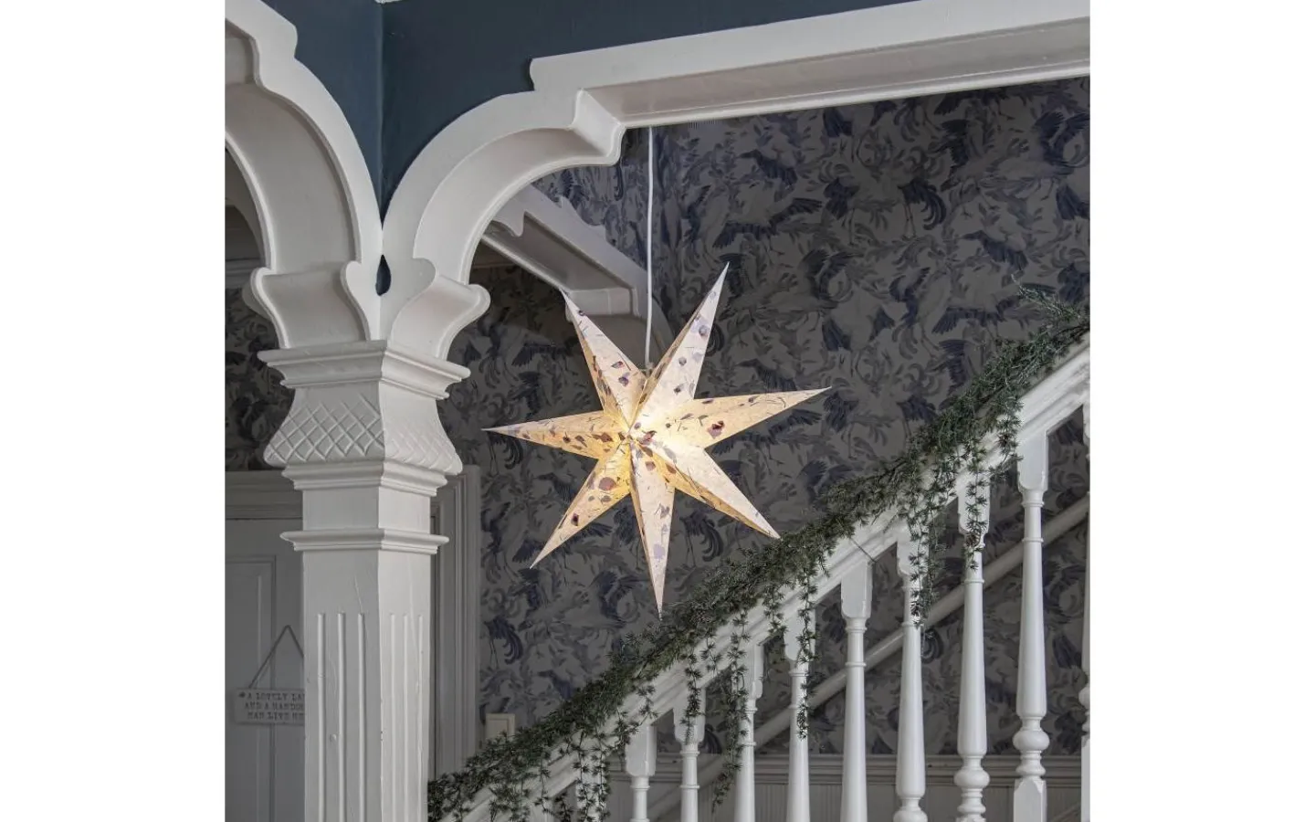 Visa Alla Julstjärnor|Julstjärnor Utan Sladd<Star Trading Care Julstjärna 60cm Vit/Rosen Blad