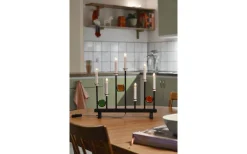 Visa Alla Adventsljusstakar|Adventsljusstakar 31-60 Cm<Konstsmide Carl Adventsljusstake 7L Svart 38cm