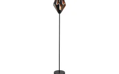 Eglo Carlton Golvlampa 153cm Svart/Koppar* Golvlampor