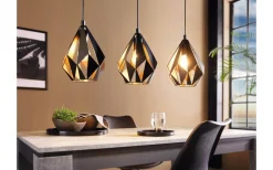 Carlton Taklampa 81cm 3L Svart/Koppar