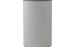 Hallbergs Carolin Cylinder Lampskärm Hög Ø32cm Vit, Grått Band* Cylinder Lampskärmar