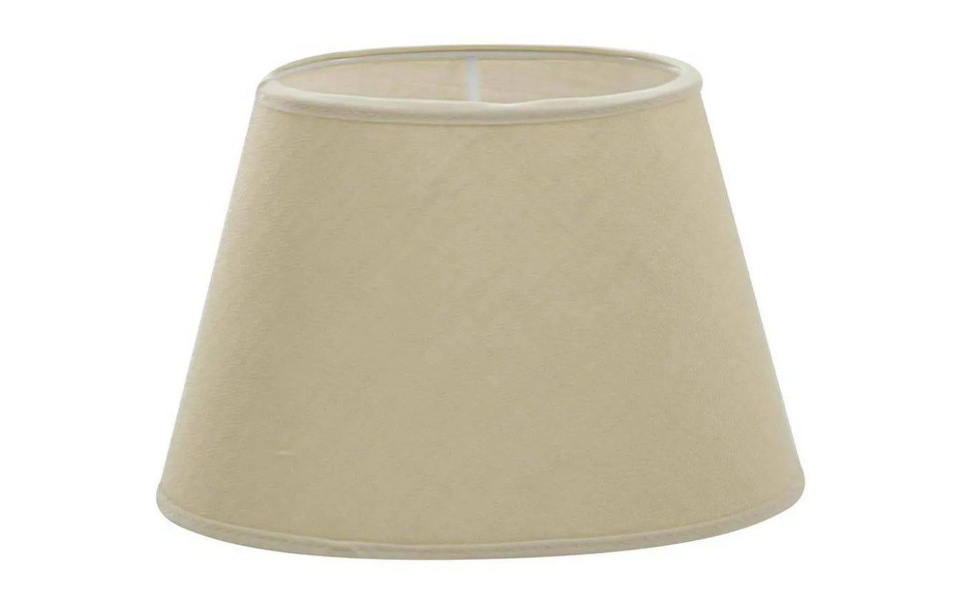 Carolin Oval Lampskärm 29cm Creme