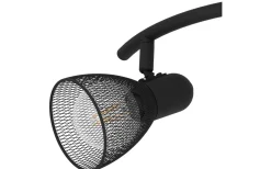 Eglo Carovigna Takspotlight 37cm Svart* Avlånga Takspotlights|Takspot Med 2 Lampor