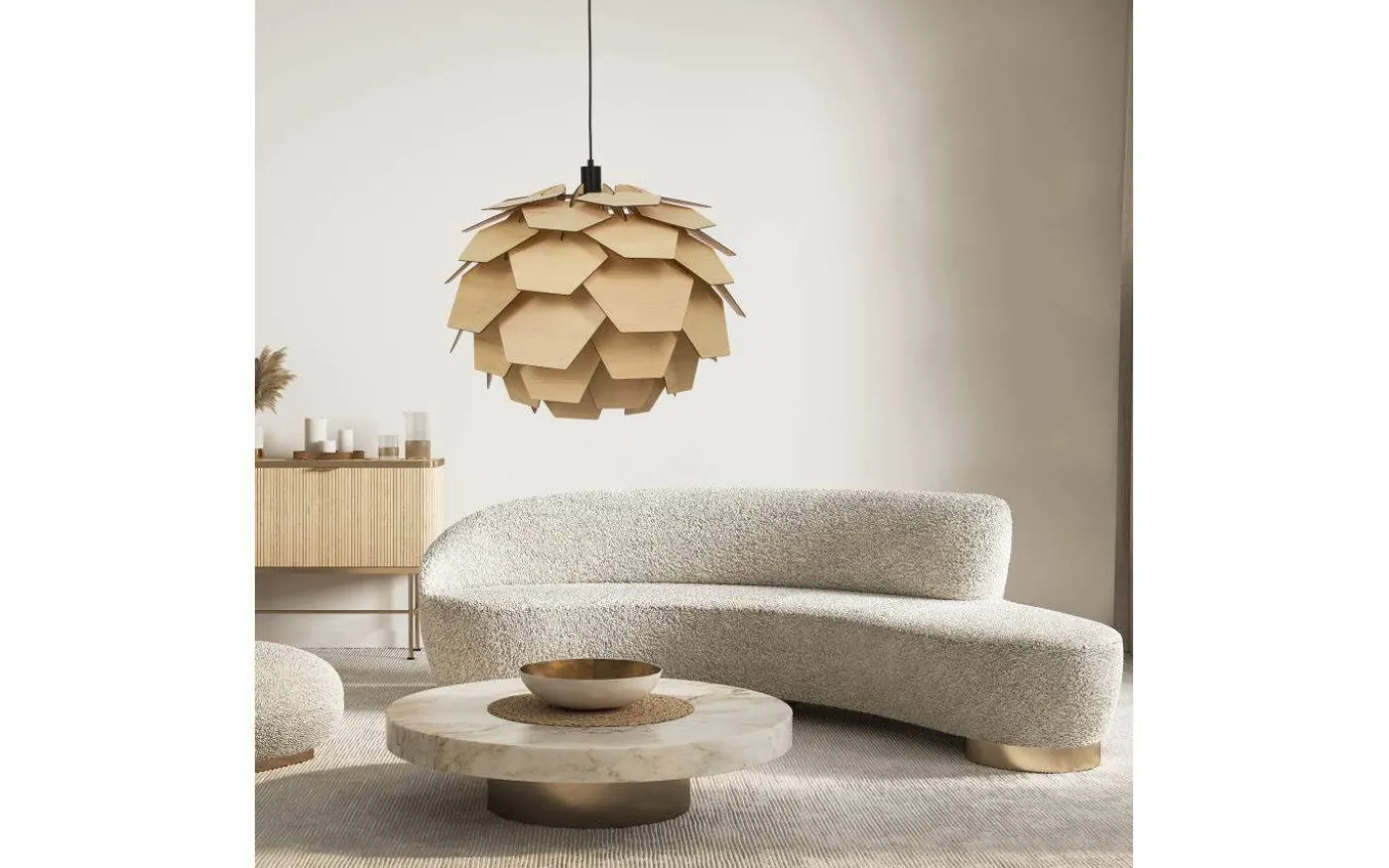 Carpatica Taklampa 60cm Natur