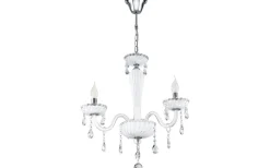 Eglo Carpento Kristallkrona 2-Arm 54cm Vit* Kristallkronor