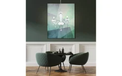 Eglo Carpento Kristallkrona 2-Arm 54cm Vit* Kristallkronor