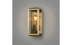 Kustnära Belysning|Vägglyktor<Konstsmide Carpi Vägglampa 30x12,5cm Mässing IP44