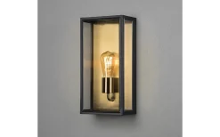 Konstsmide Carpi Vägglampa 40x20,5cm Svart/Mässing IP44* Kustnära Belysning|Vägglyktor