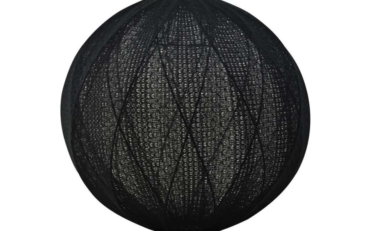 Takskärmar<Hallbergs Carrie Takskärm Ø50cm Svart Virkat