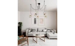 By Rydens Carry Taklampa 5L Grå* Kök & Matplats|Stora Taklampor Ø50-69 Cm