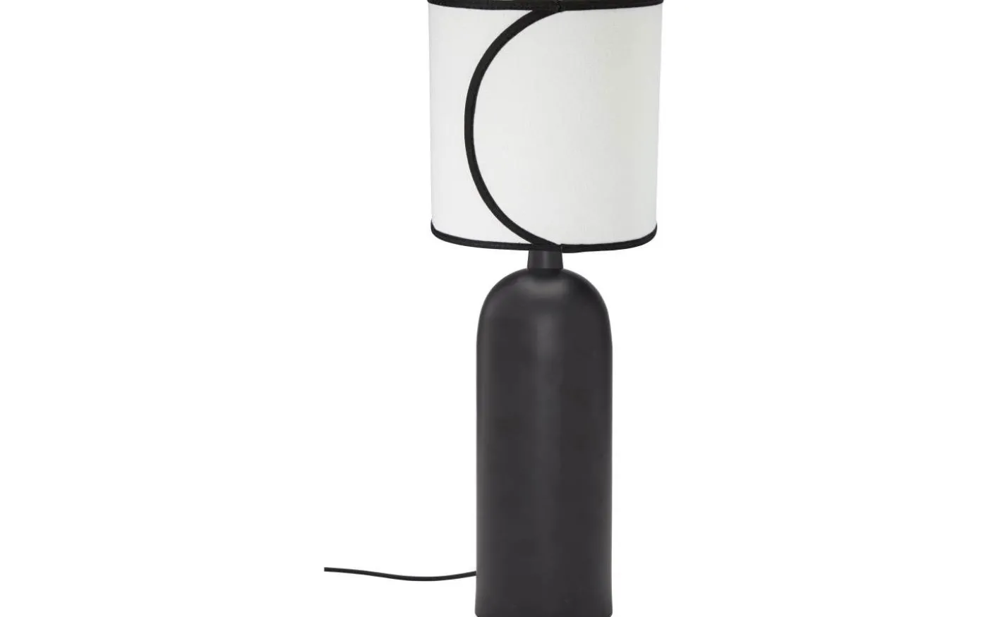 Carter Bordslampa 52cm Offwhite/Svart