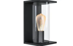 Vägglampor Utomhus<Eglo Cascinetta Vägglampa Svart IP55