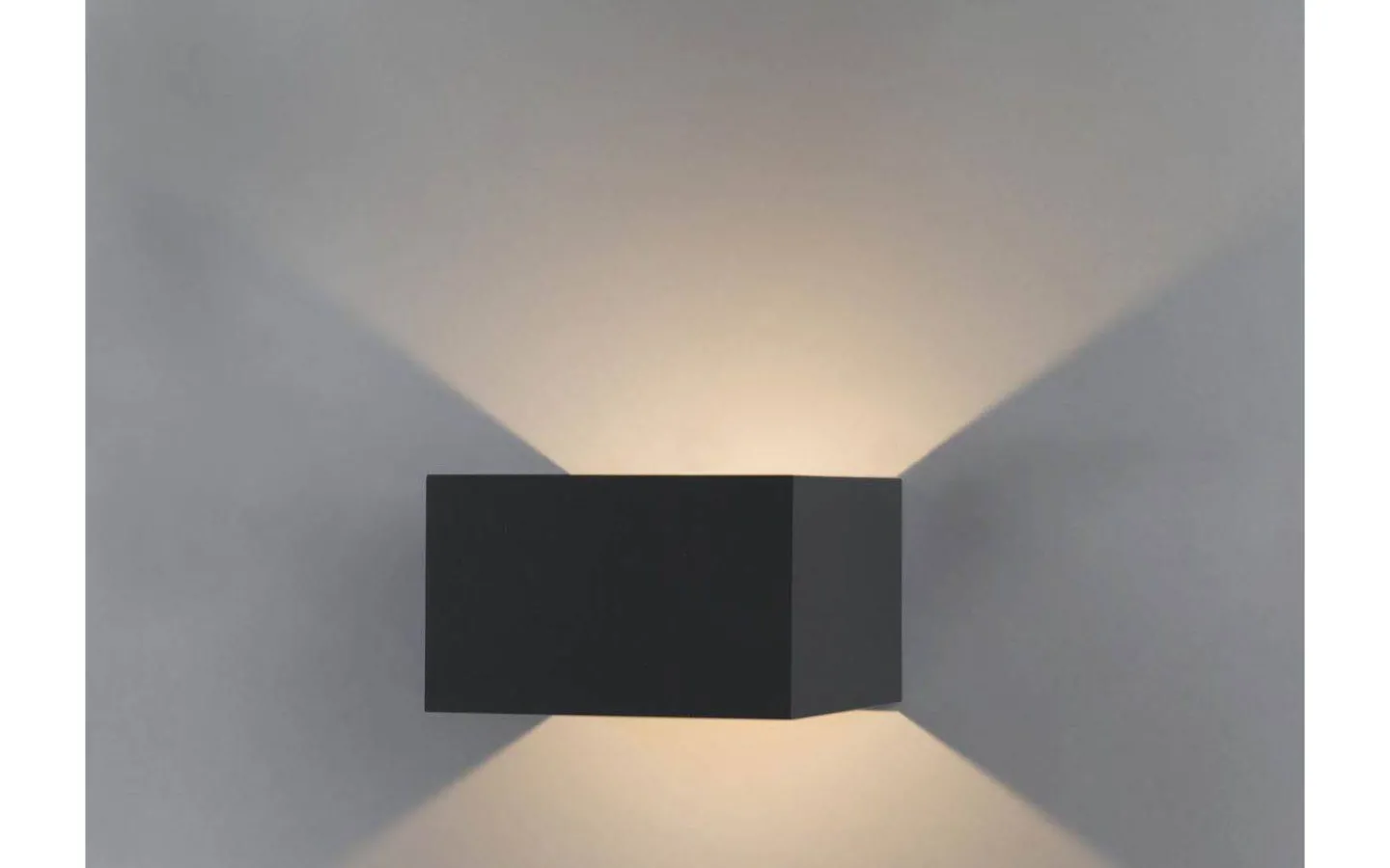 Hidealite Case Wall Vägglampa LED 3000K 9W Antracit IP55* Upp & Nedljus Lampor