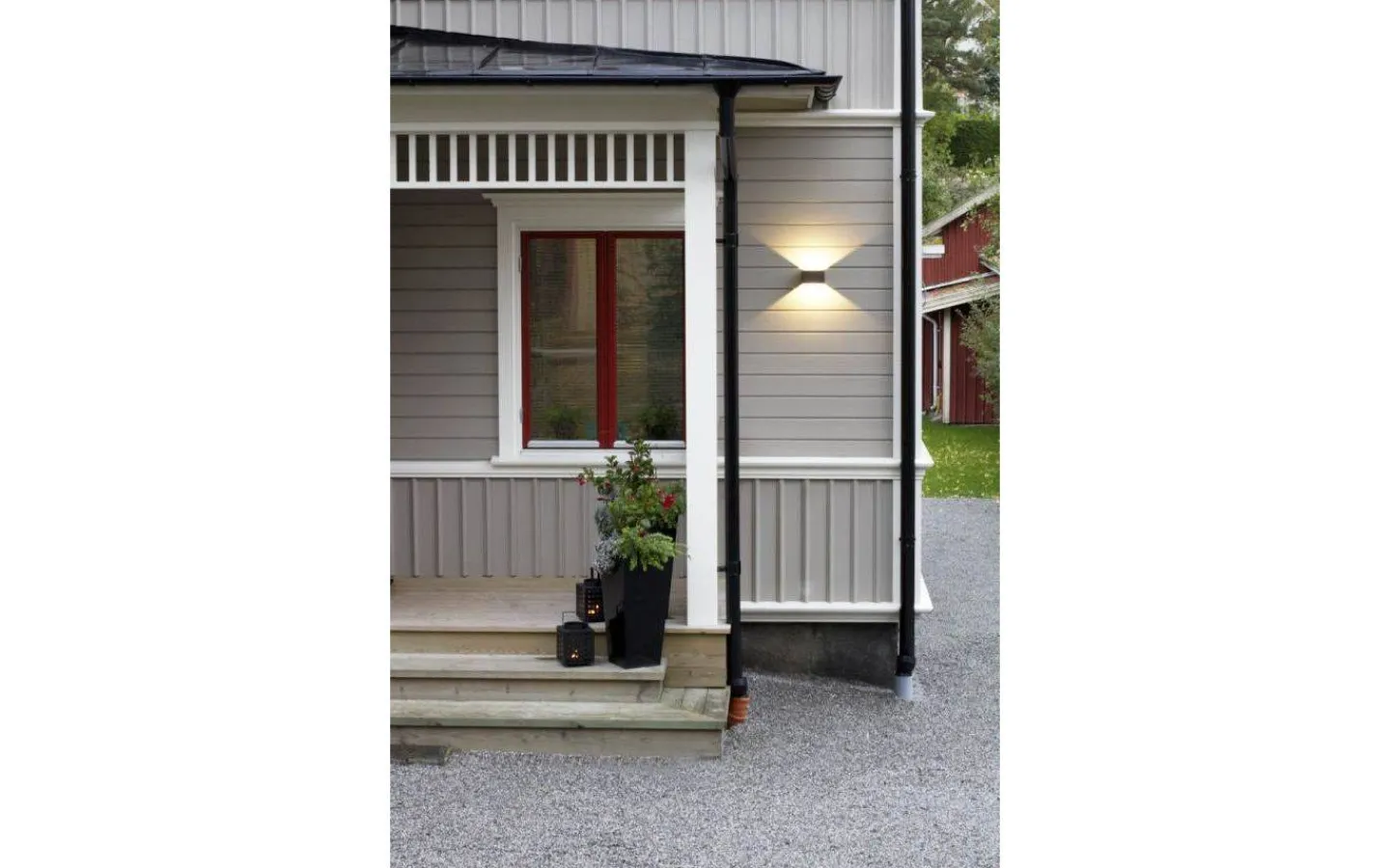 Hidealite Case Wall Vägglampa LED 3000K 9W Antracit IP55* Upp & Nedljus Lampor