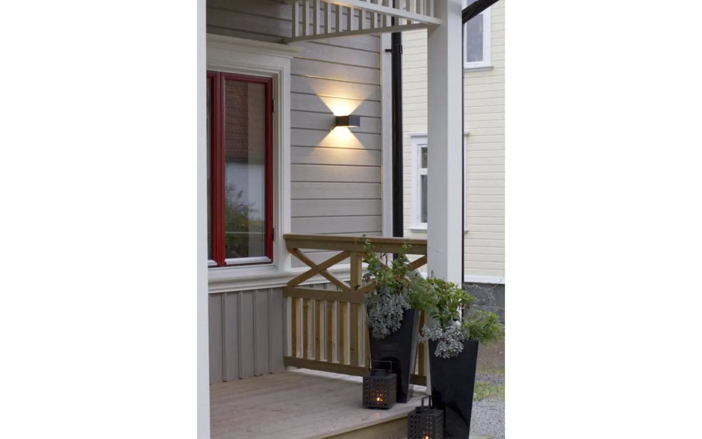 Hidealite Case Wall Vägglampa LED 3000K 9W Antracit IP55* Upp & Nedljus Lampor