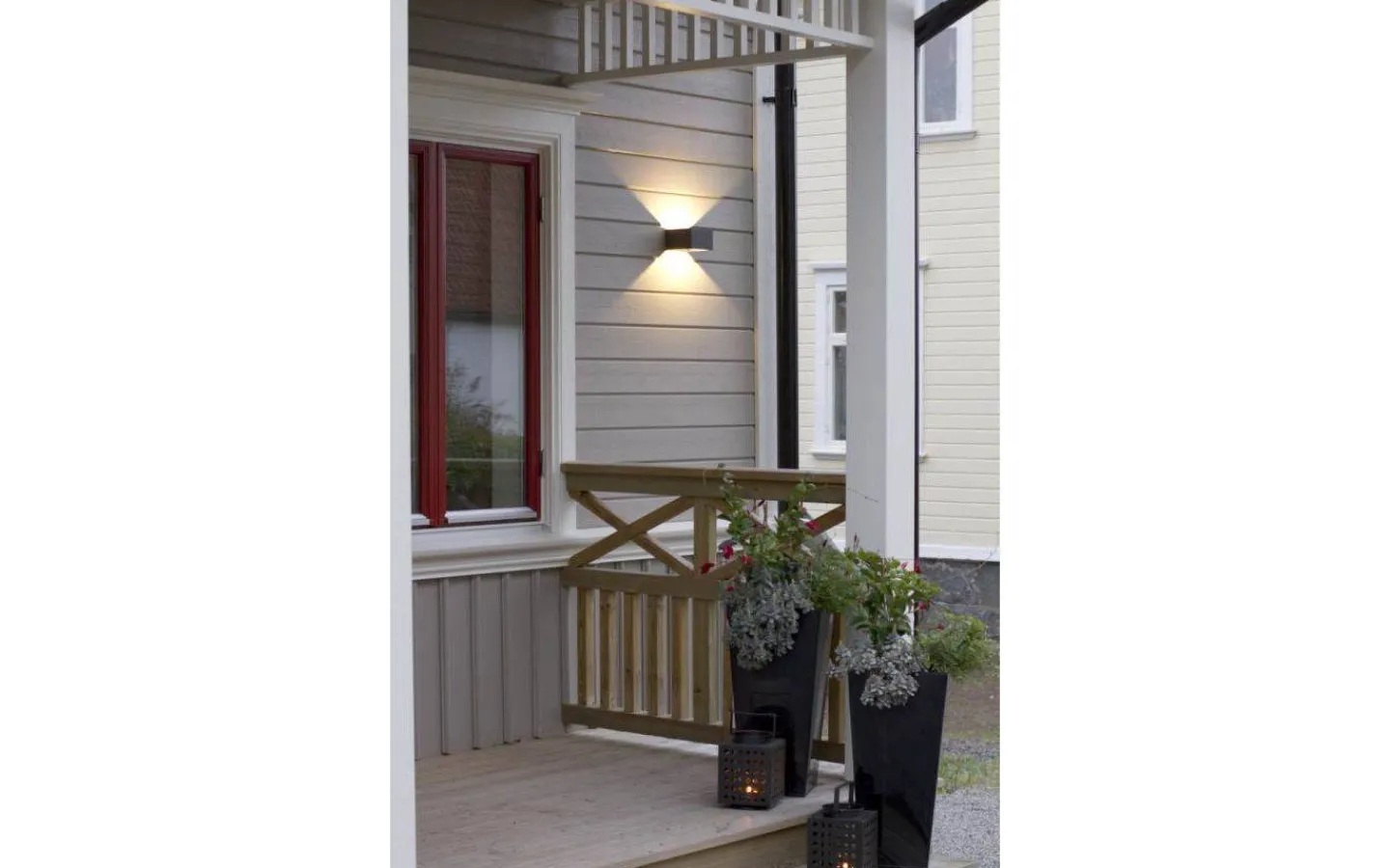 Hidealite Case Wall Vägglampa LED 3000K 9W Antracit IP55* Upp & Nedljus Lampor