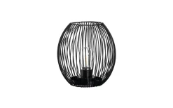 Leonardo Casolare Lanterna 18 cm Svart med LED* Uppladdningsbara Lampor Inomhus