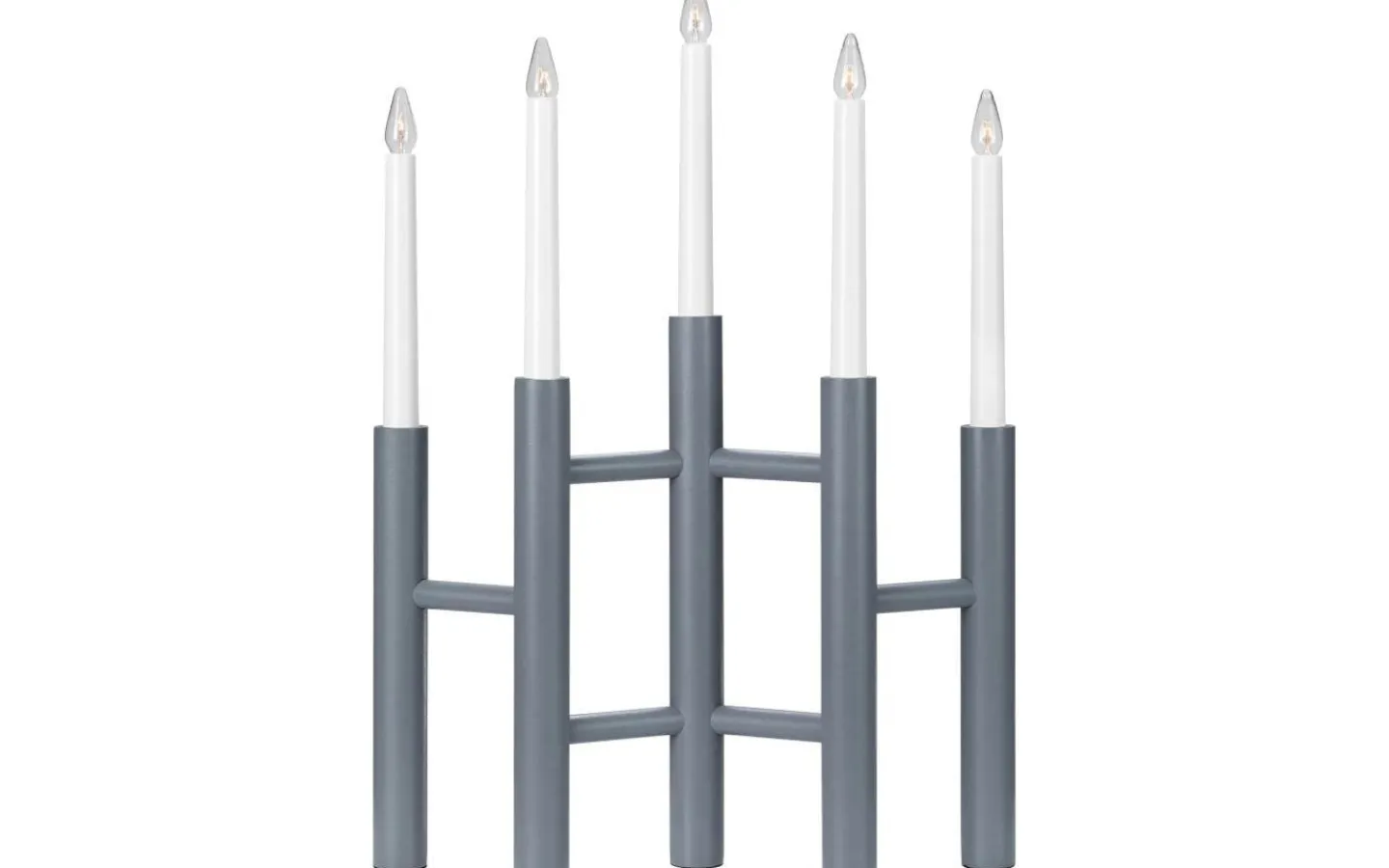 Visa Alla Adventsljusstakar|Adventsljusstakar 31-60 Cm<Markslojd Cassiopeia Adventsljusstake 5L 49cm Grå