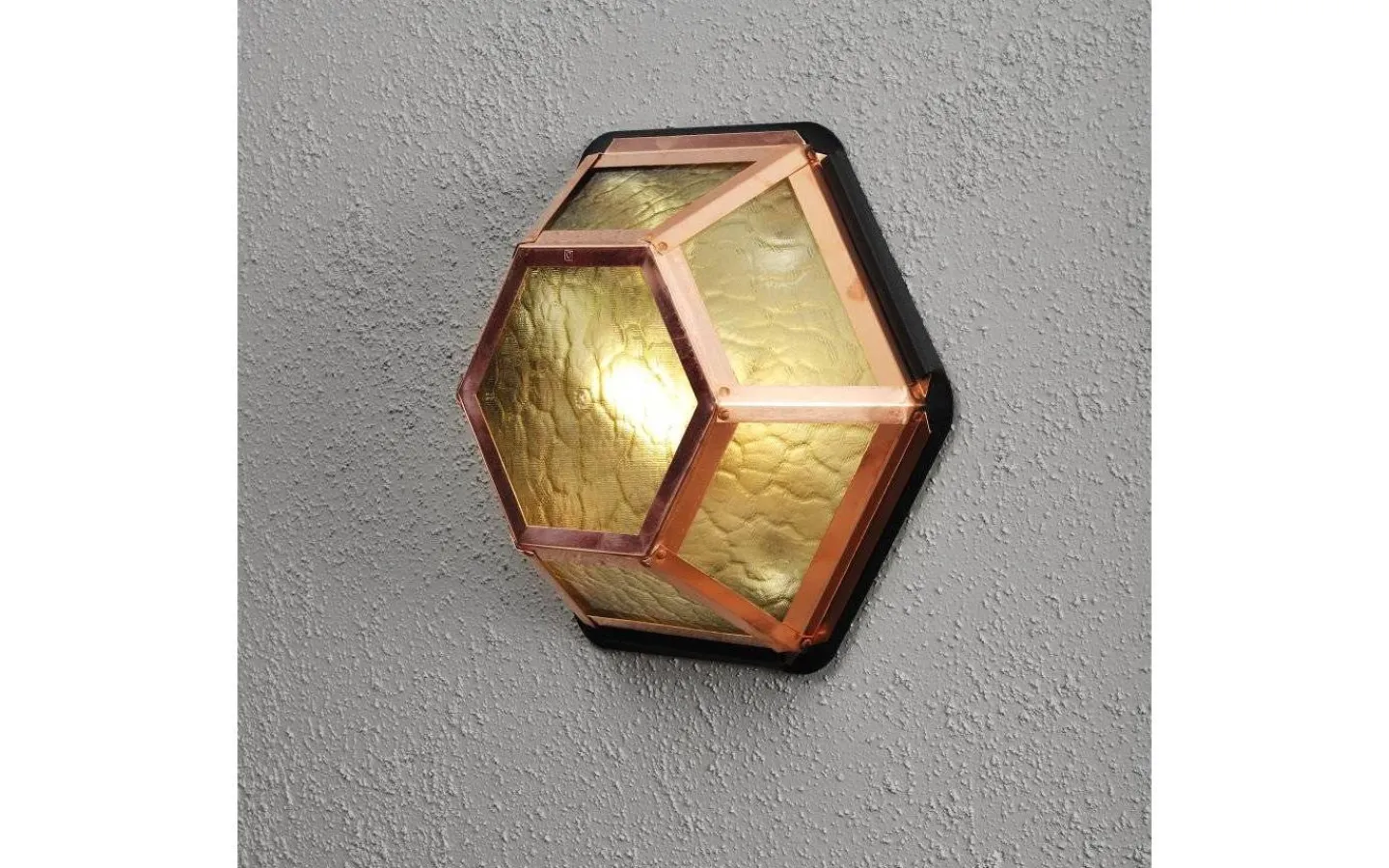 Kustnära Belysning|Vägglampor Utomhus<Konstsmide Castor Väggplafond Koppar IP23