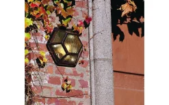 Kustnära Belysning|Vägglampor Utomhus<Konstsmide Castor Väggplafond Koppar IP23