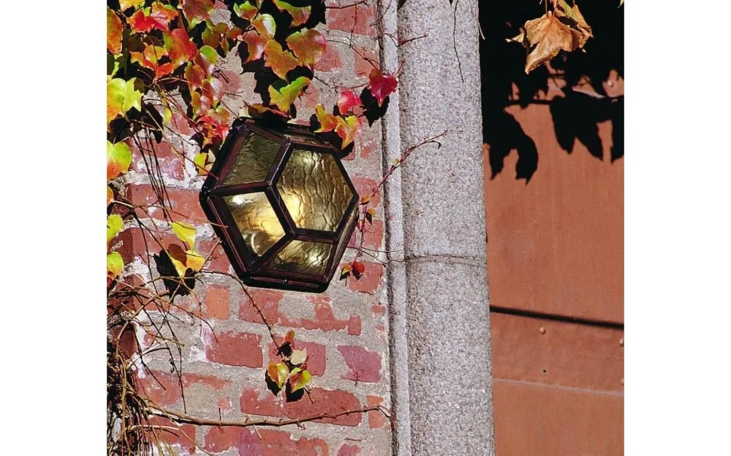 Kustnära Belysning|Vägglampor Utomhus<Konstsmide Castor Väggplafond Koppar IP23