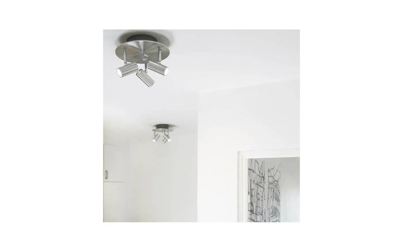 Cato Takspotlight 23cm LED 3x3W Aluminium