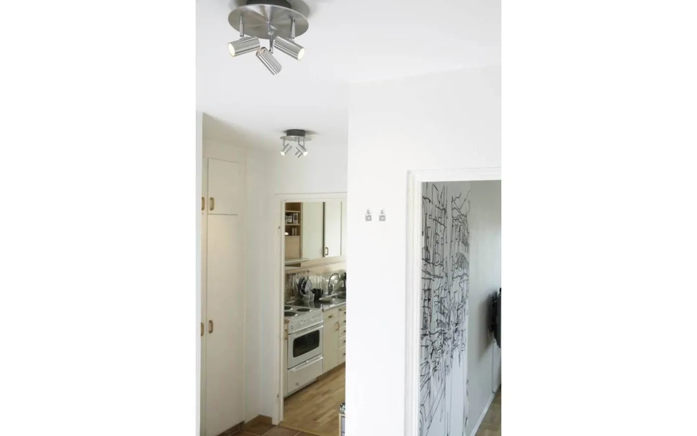 Cato Takspotlight 23cm LED 3x3W Aluminium