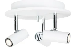 Belid Cato Takspotlight 20cm LED Vit* Runda Takspotlights|Takspot Med 3 Lampor