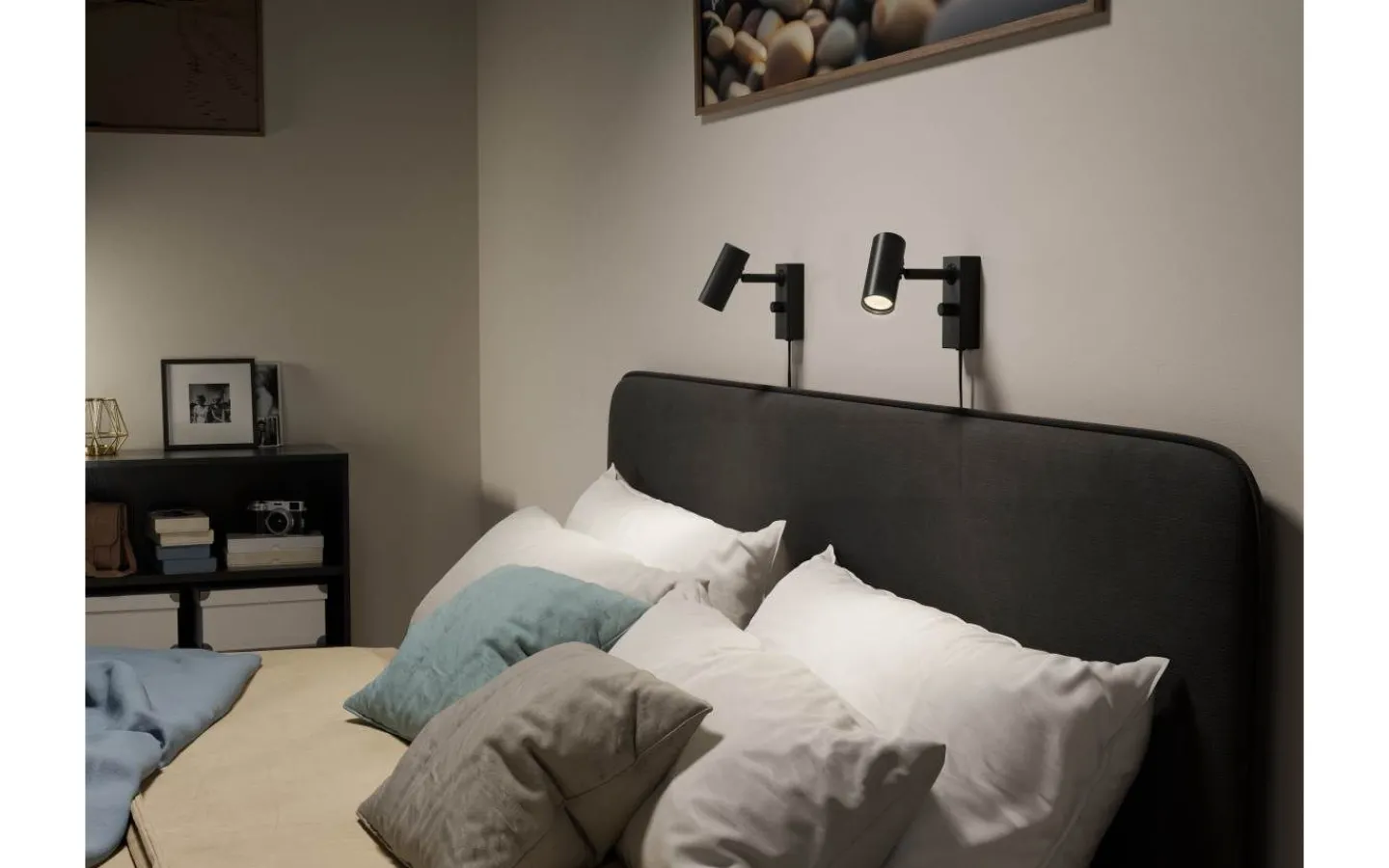 Belid Cato Vägglampa LED GU4 Mattsvart* Sovrum|Läslampor