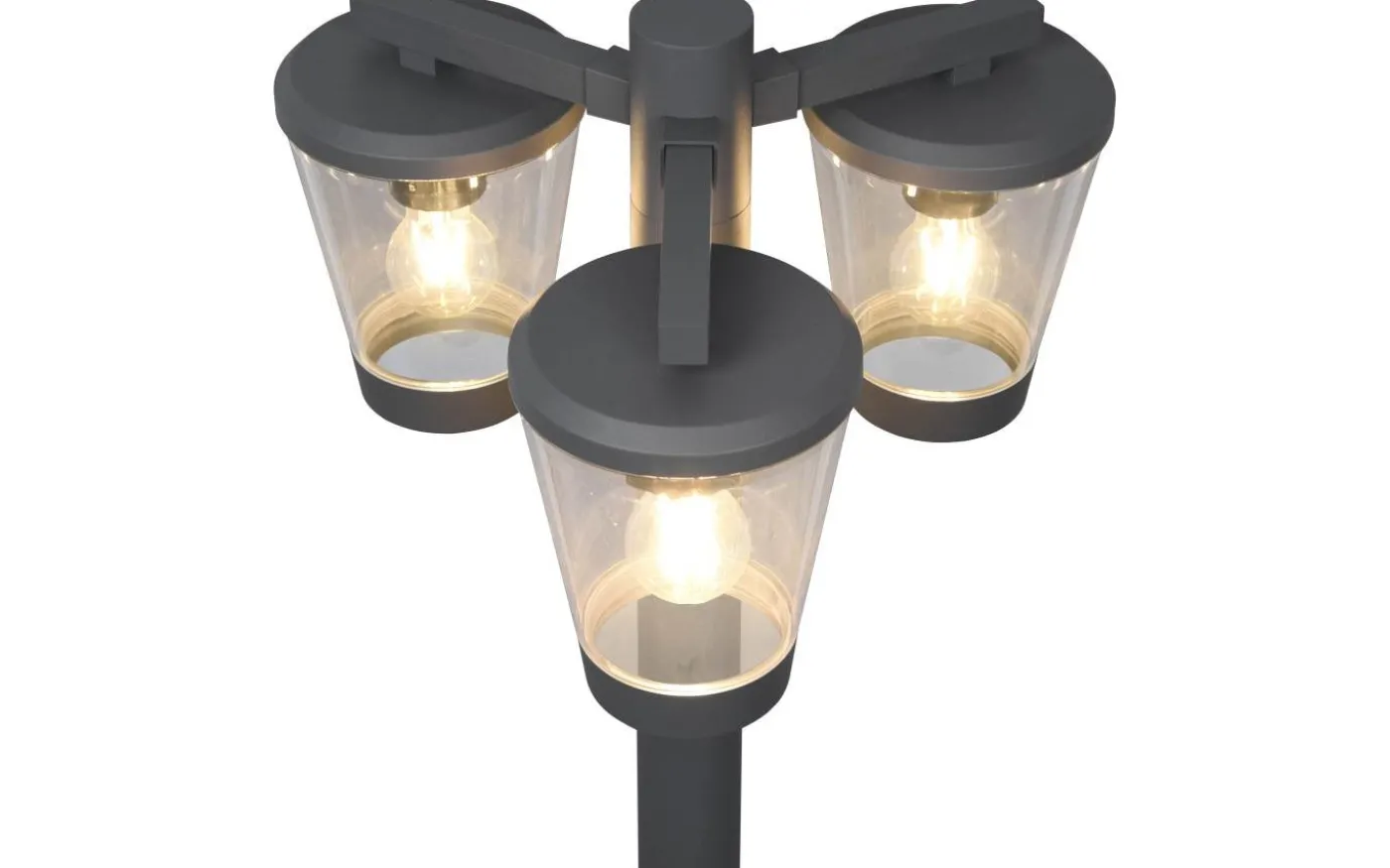 Cavado Stolplykta 240cm 3xE27 antracit IP44